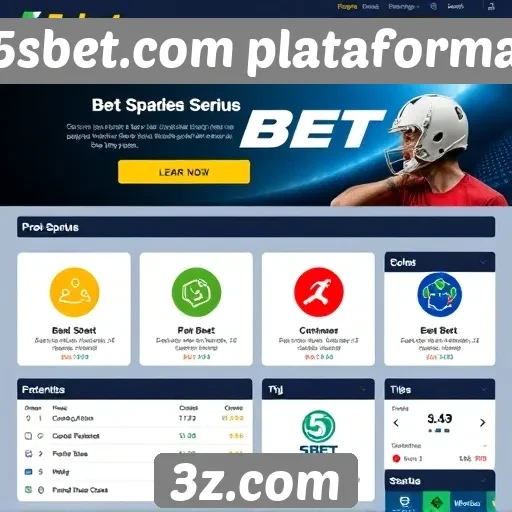 Avaliação das funcionalidades da plataforma 5sbet